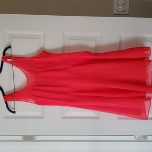 Neon pink flirty dress